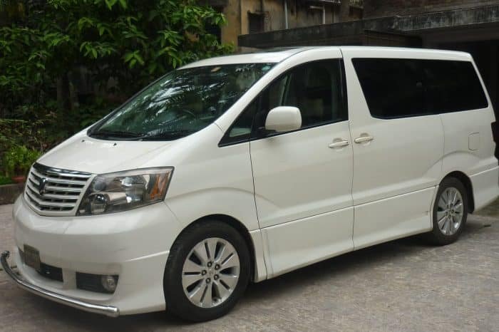 Alphard Car rental  service  in Dhaka, Bangladesh