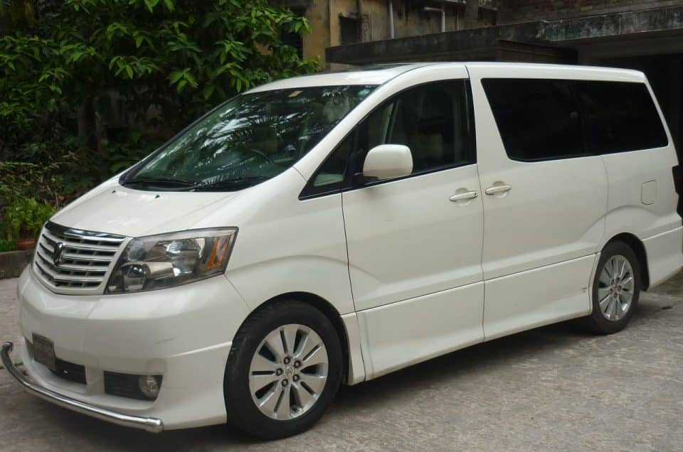 Alphard Car rental service for wedding In Dhaka, Bangladesh