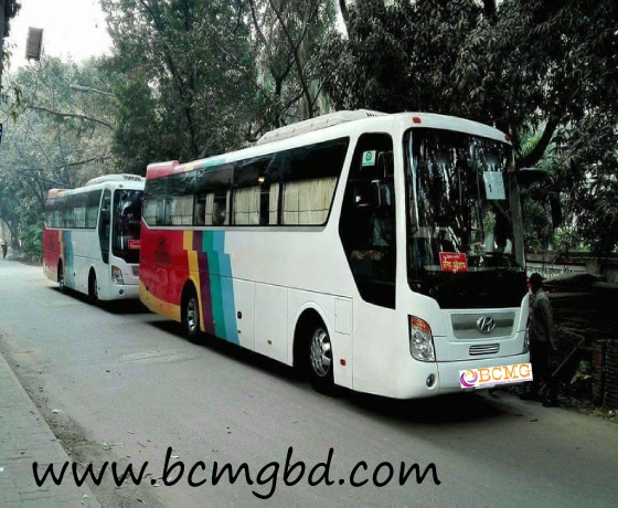 AC Bus Yearly Rental Service in Rui Hatta Dhaka Bangladesh