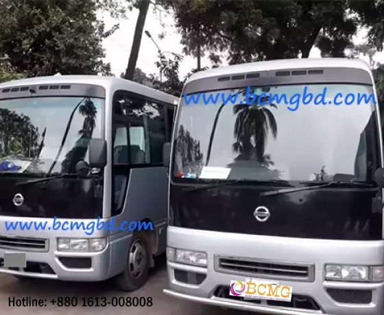 Bus rental service for hotel & resort pickup & drop in Mohakhali