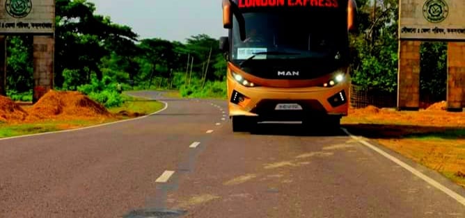 40 seater bus service in Habiganj,Dhaka,Bangladesh