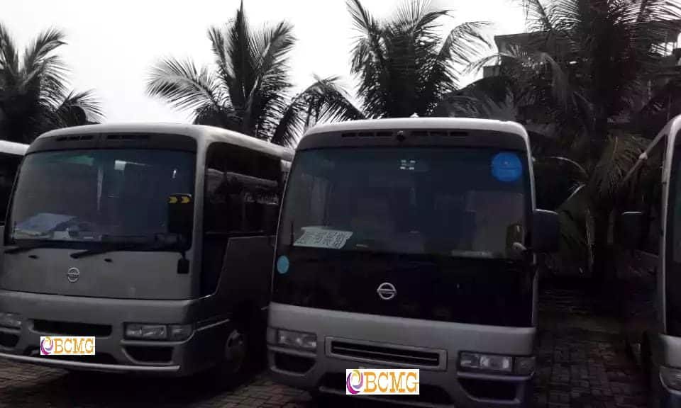 AC Mini Tourist bus rental service in Kafrul Dhaka