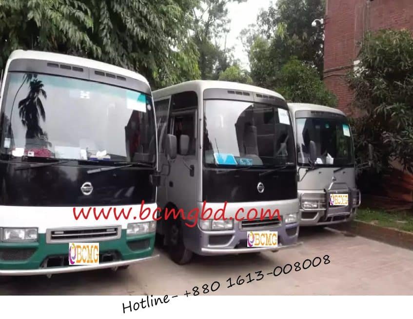 AC Mini Tourist bus rental service in Paltan Dhaka