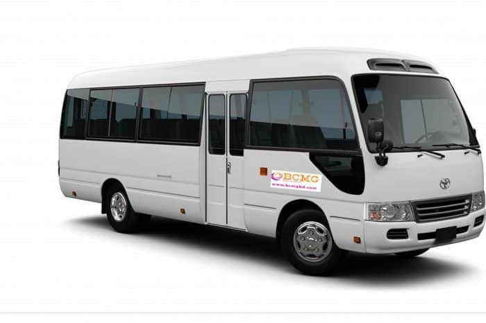 Enjoy Group Tour with Toyota Coaster mini Bus Rental from Khilkhet