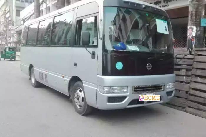 Giant Car provide AC Minibus rental service in Dakhinkhan Dhaka