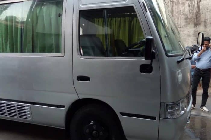 Giant Car Provide AC Minibus rental service in Mohammadpur Dhaka