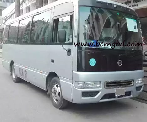 Get Monthly Ac Mini Bus Rental for Office Transport in Gulshan Dhaka