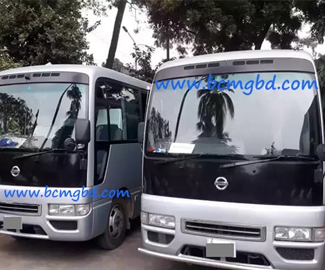 Tourist AC Mini Bus Rental For Safe Office Transport Solution In Dhaka