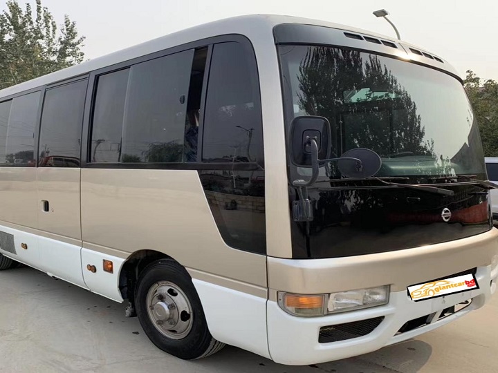 Rent a Nissan Civilian Bus For Travel in Bangladesh