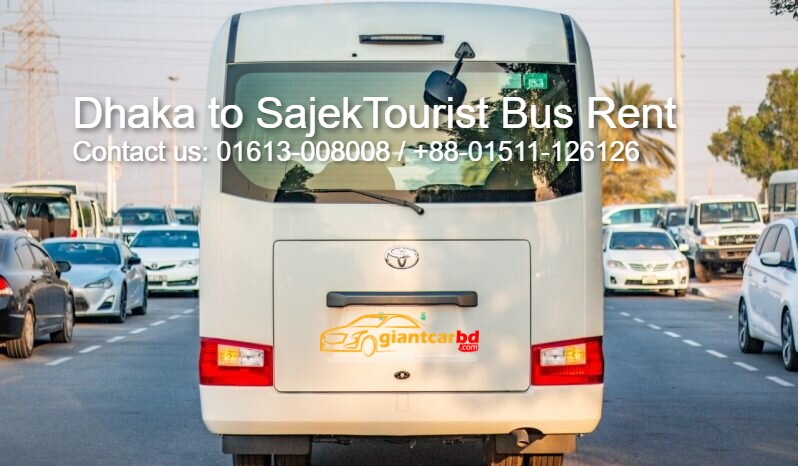 Dhaka to Sajek Tourist Bus Rent