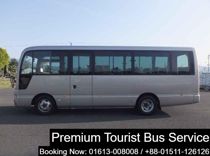 Hire a Premium Tourist Bus in Bangladesh. We Provide Nissan Civilian Daily, Weekly, Monthly AC Mini Bus Service in Uttara Dhaka Bangladesh