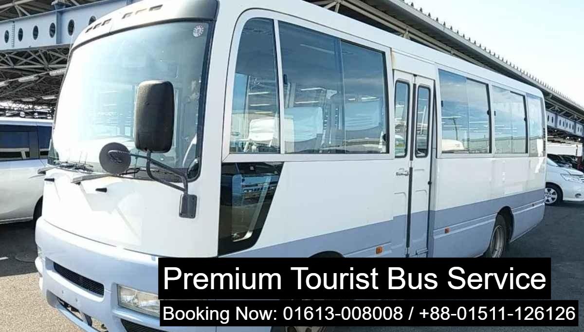 Tourist Bus Service For Events Functions. Nissan Civilian Daily, Weekly, Monthly AC Mini Bus Service in Uttara Dhaka Bangladesh