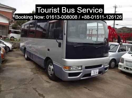 Tourist Bus Service For Tour in Uttara Dhaka Bangladesh. Nissan Civilian Daily, Weekly, Monthly AC Mini Bus Service in Bangladesh