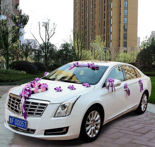There is a rental car for a wedding that is affordable