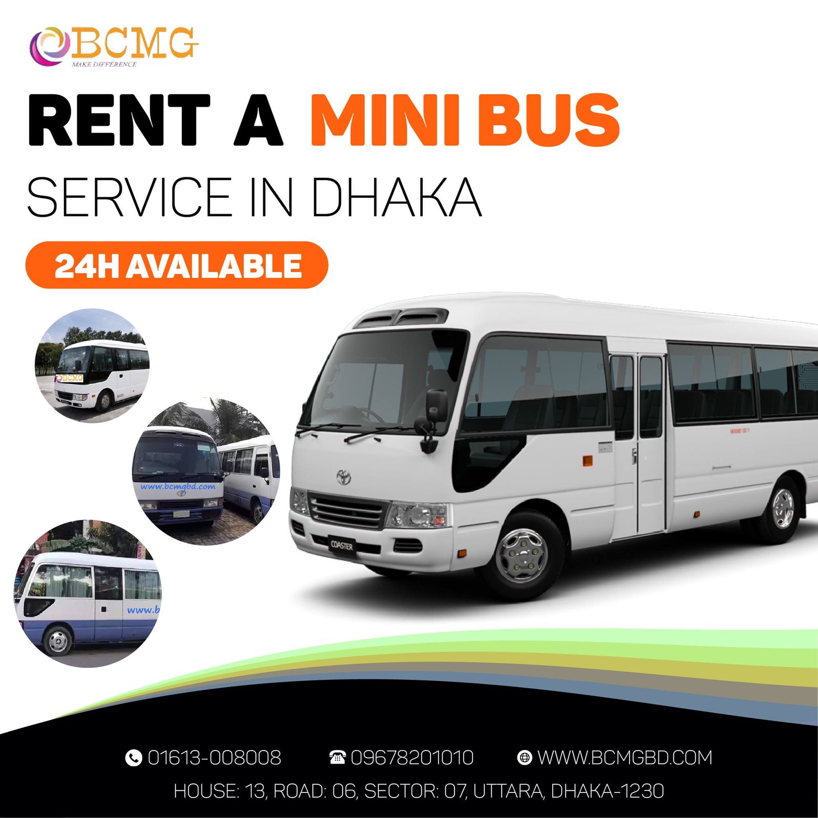 Minibus reservation in Dhaka