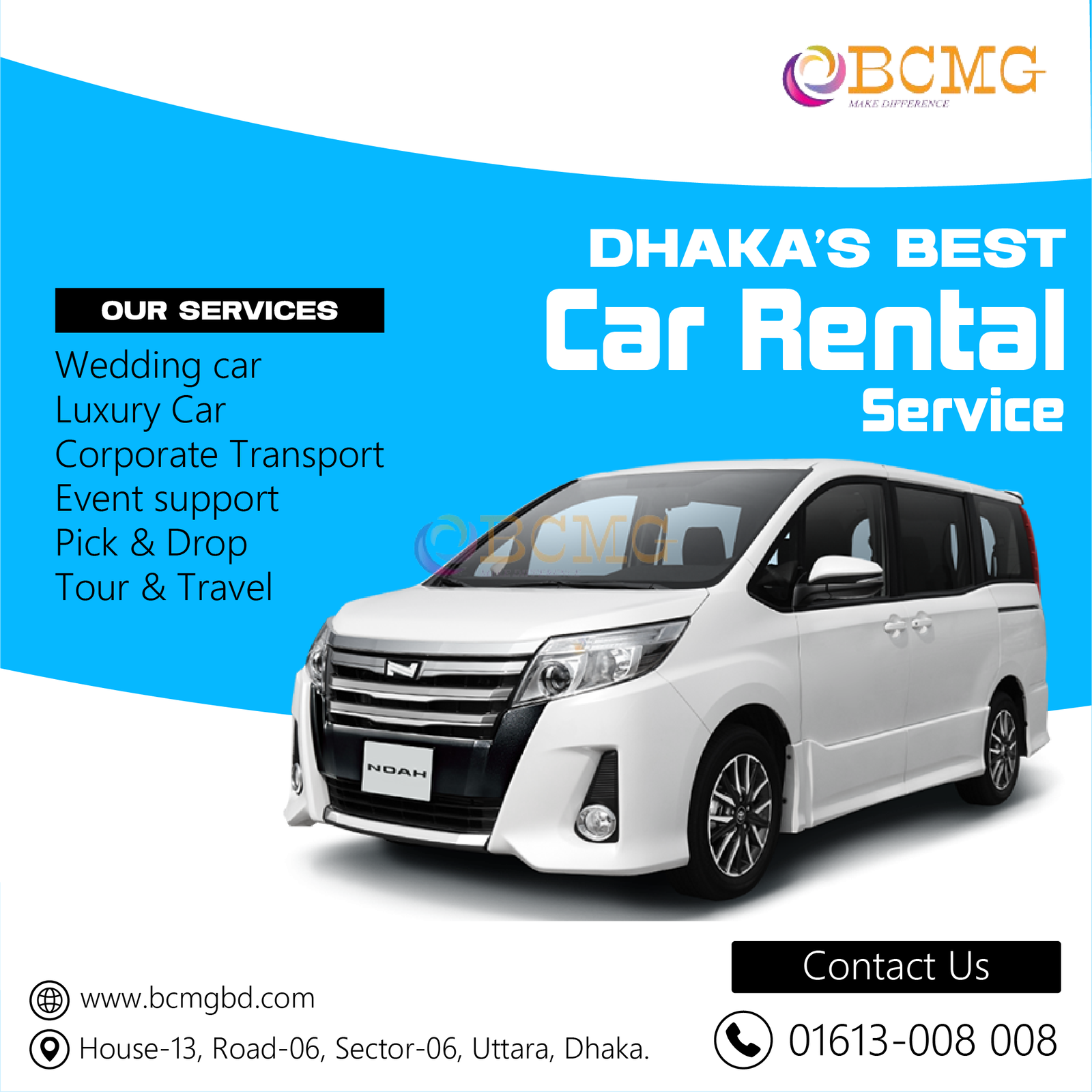 Take a microbus in Dhaka