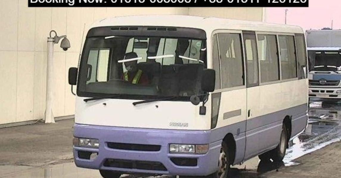 Tourist Bus For Rent in Uttara Dhaka Bangladesh. Nissan Civilian Daily, Weekly, Monthly AC Mini Bus Service in Uttara Dhaka Bangladesh