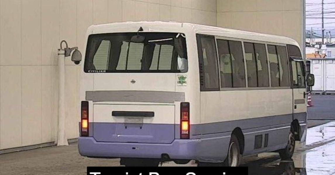 Tourist Bus on rent in Uttara Dhaka Bangladesh. Nissan Civilian Daily, Weekly, Monthly AC Mini Bus Service in Bangladesh