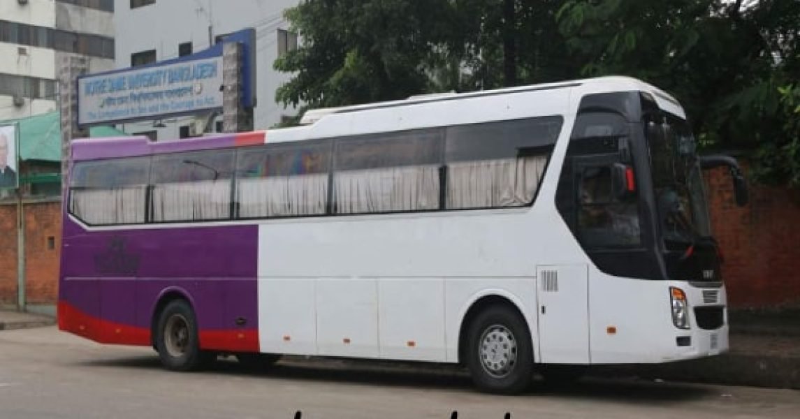 AC Bus Yearly Rental Service in Dilkusha Dhaka Bangladesh