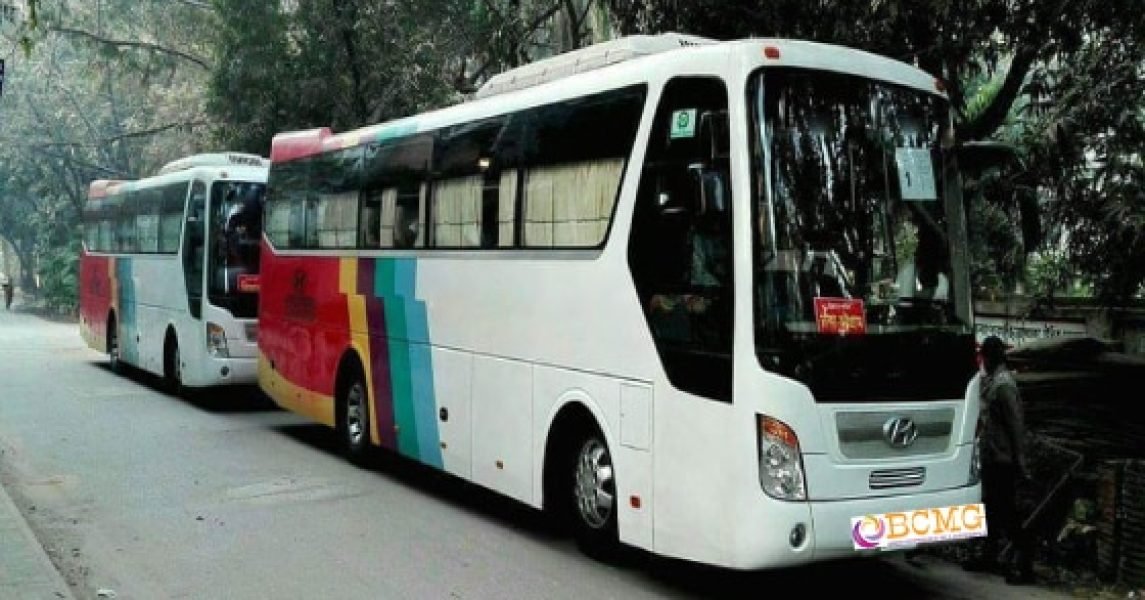 AC Bus Yearly Rental Service in Rui Hatta Dhaka Bangladesh